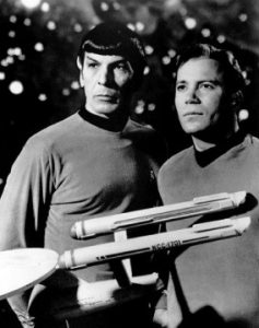 Spock and Captain Kirk